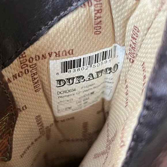 Crush™ by Durango® Women's Tribal Western Boots, Size 6 - Picture 7 of 12